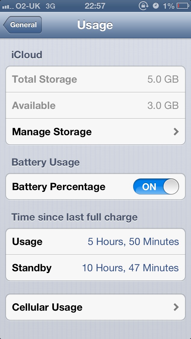 iPhone 5 battery issues